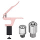 Eyelet Fixing Dies Set with Pink ZYT Table Top Plier